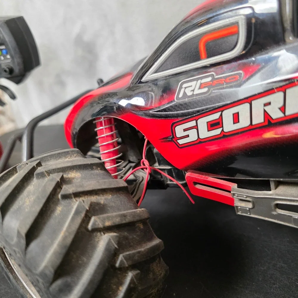 New Bright Scorpion Pro RC Monster Truck 12.8V FOR PARTS As Is Hobby Collectible